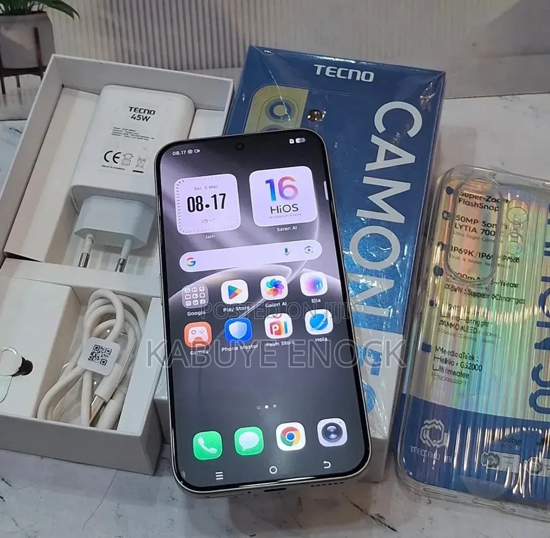 New Tecno Camon 50 256 GB Black