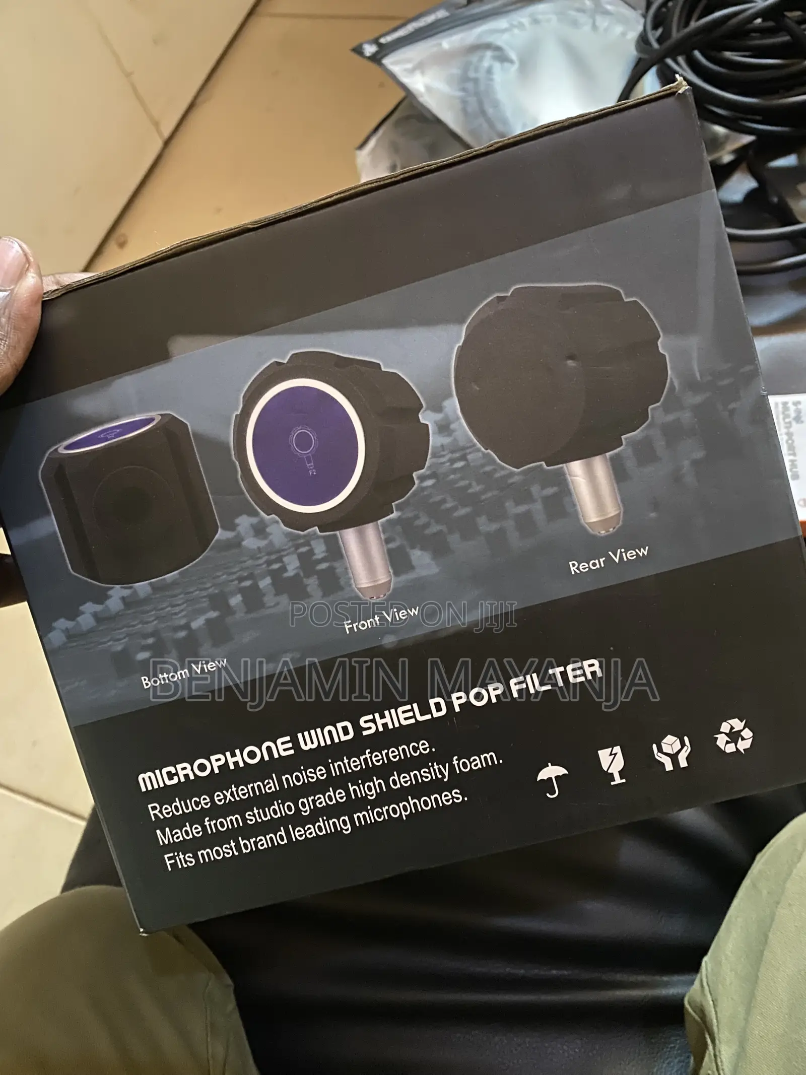 Microphone Wind Shield Pop Filter