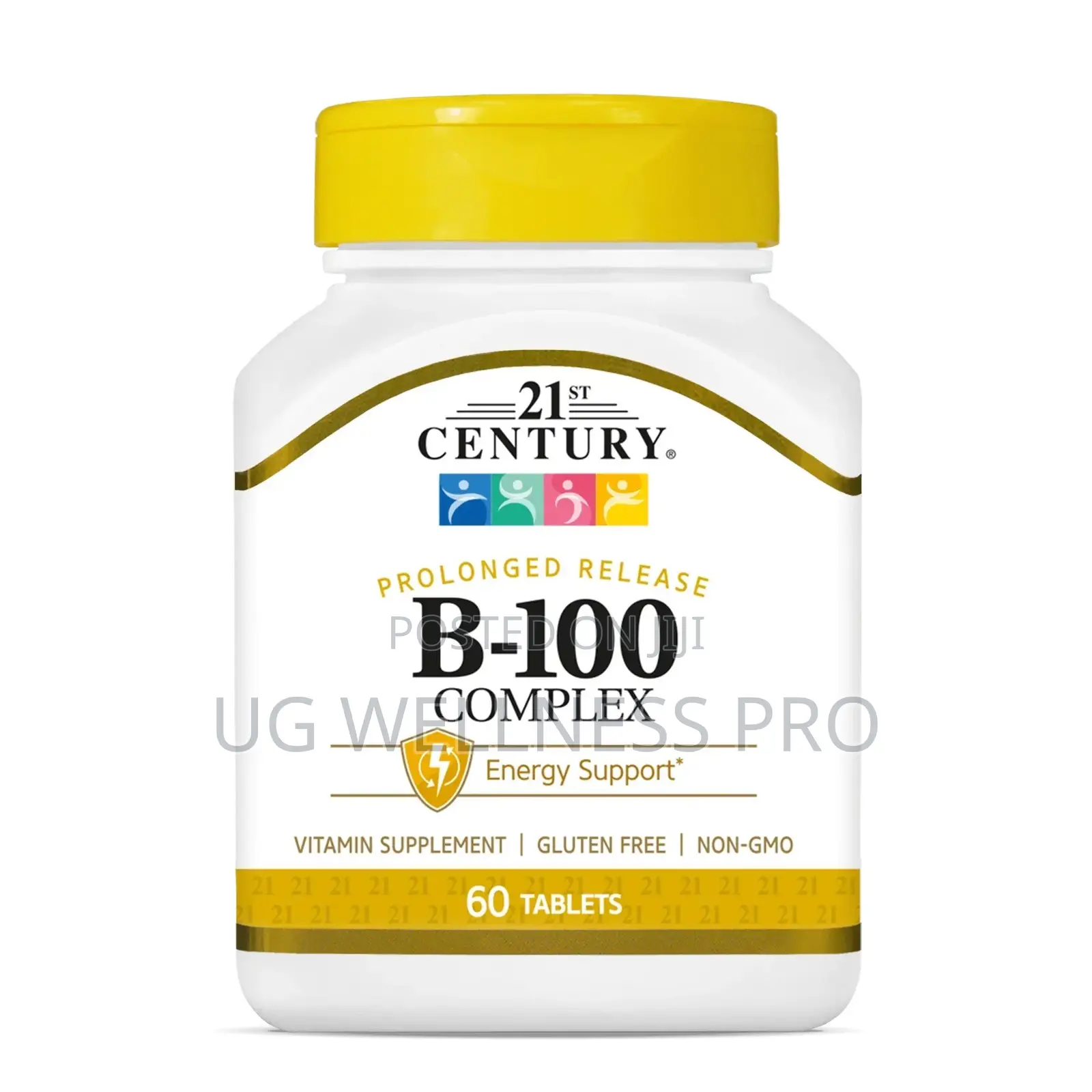 21st Century B-100 Complex Prolonged Release High Potency B-Vitamin 60