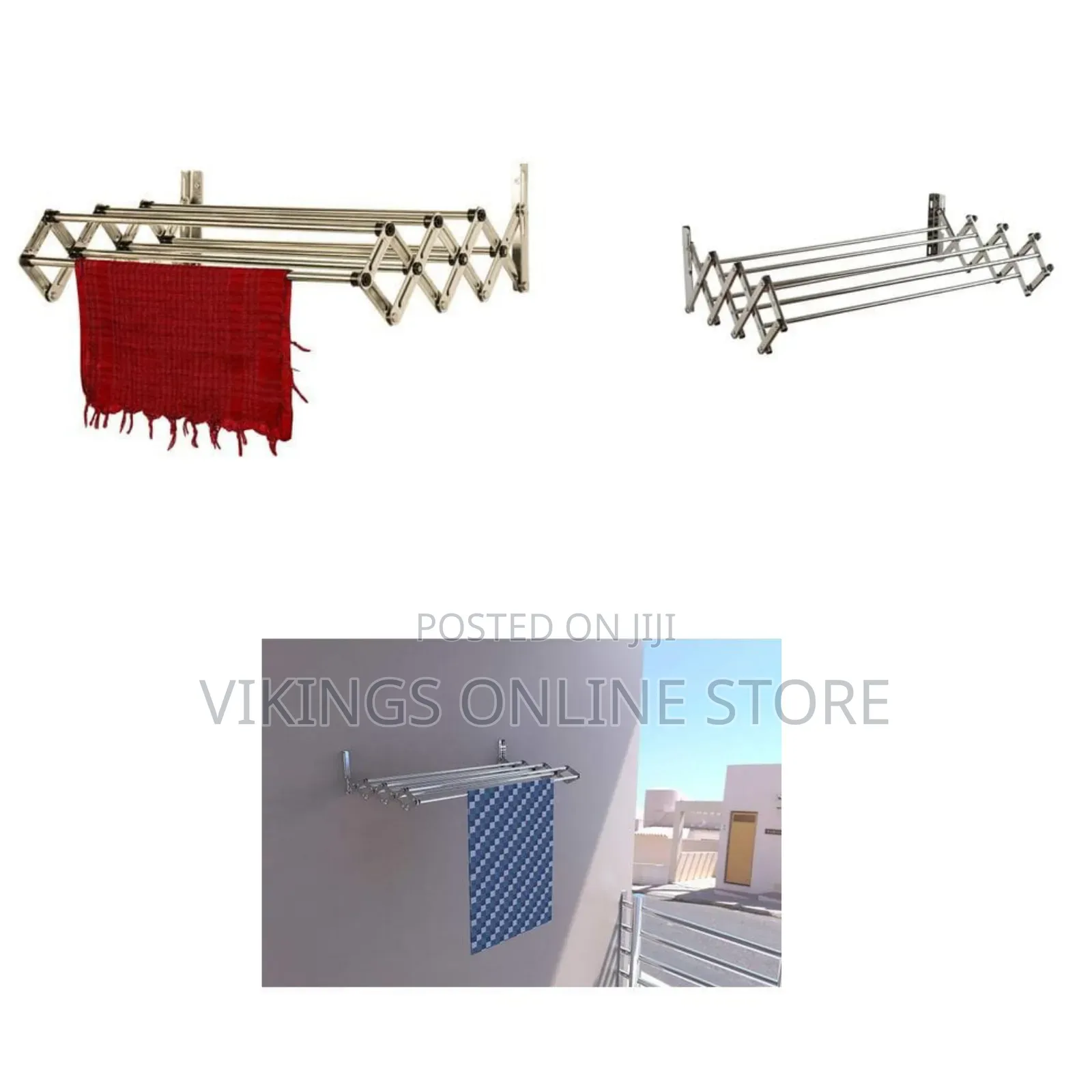 Stainless Steel Indoor Outdoor Folding Modern Space Saver Minimiser