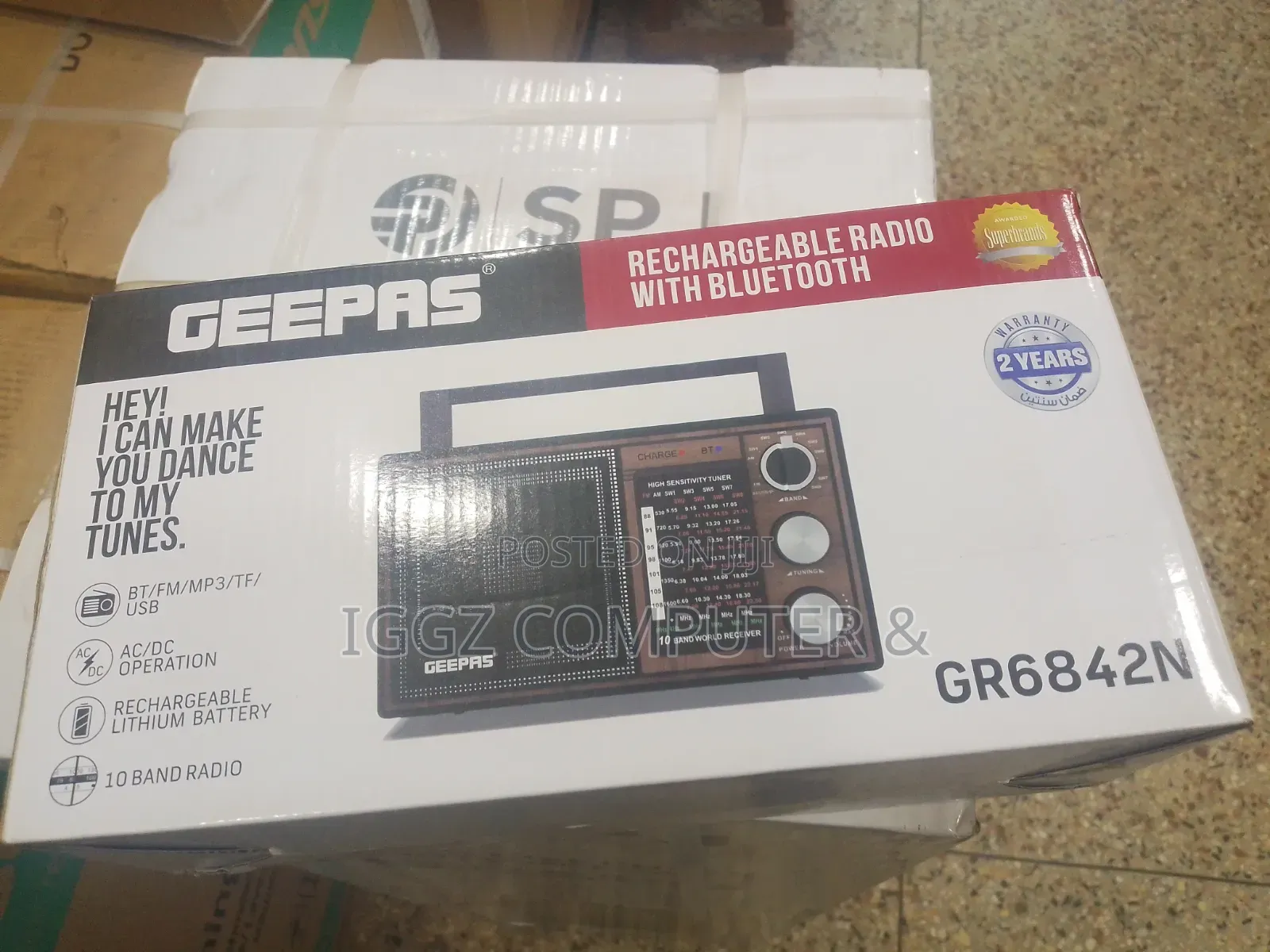 Geepas Rechargeable Bluetooth Radio
