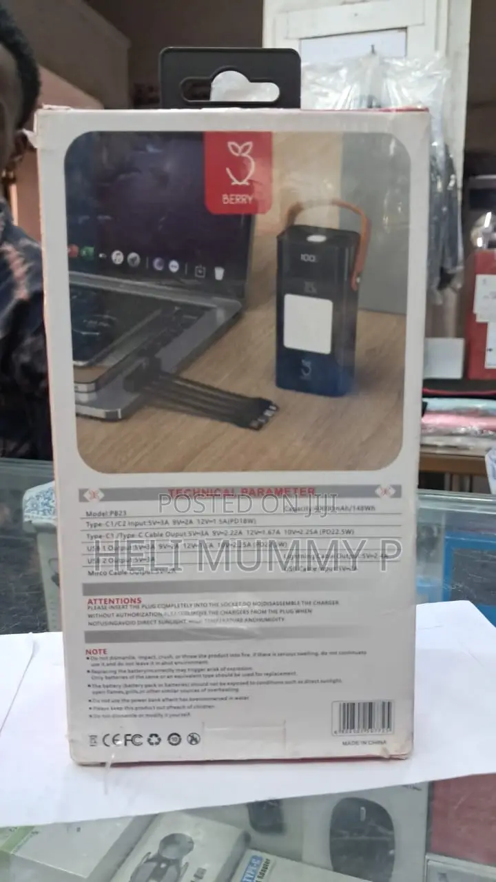 Berry 40000mAh PB23 Power Bank,