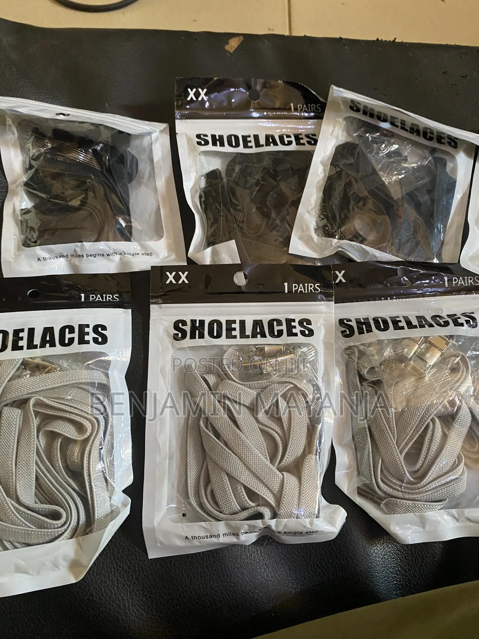 [6-Pack] No-Tie Elastic Shoelaces – Turn Any Shoe Into a Slip-On