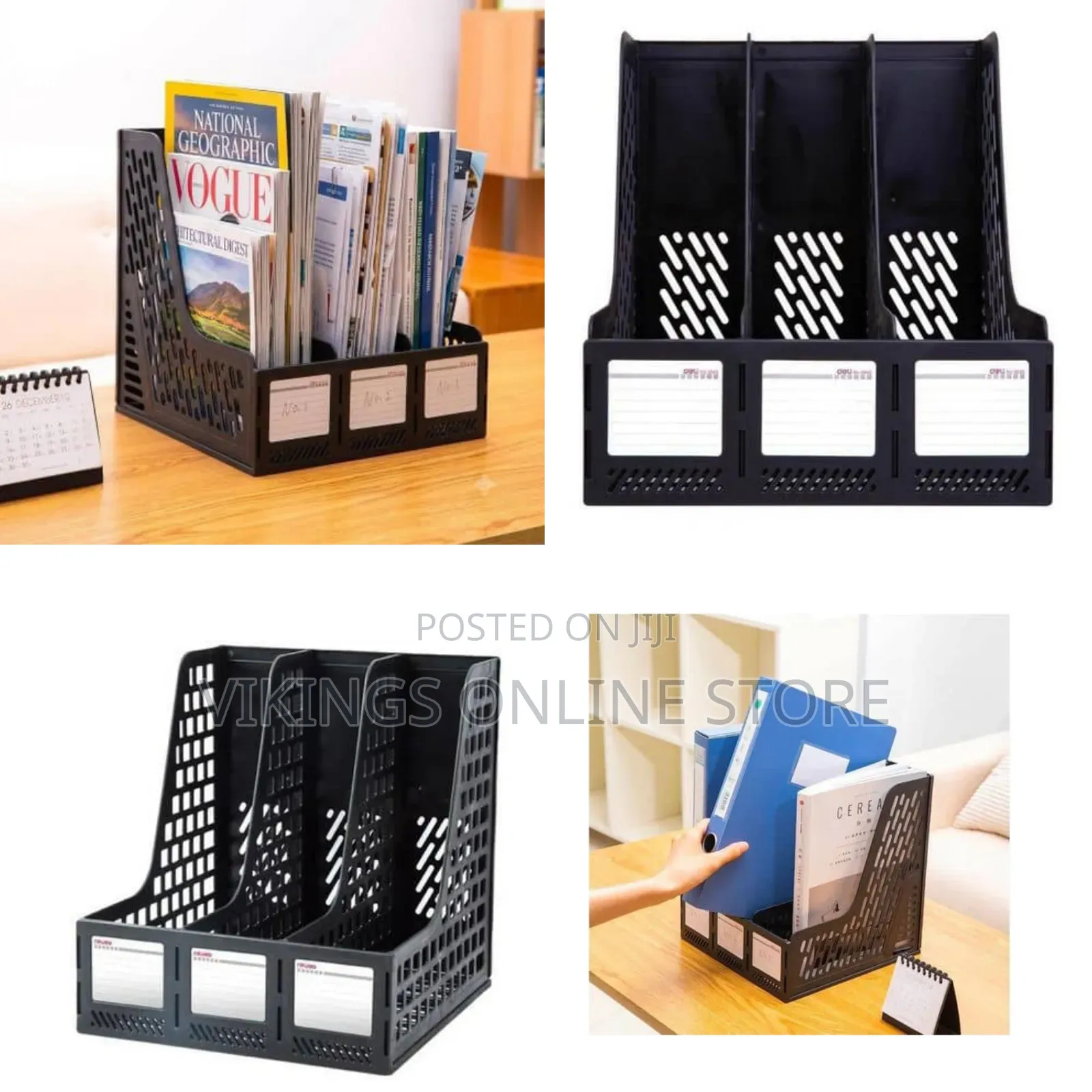 Magazine File Holder, Desk Organizer Folder for Office Organization
