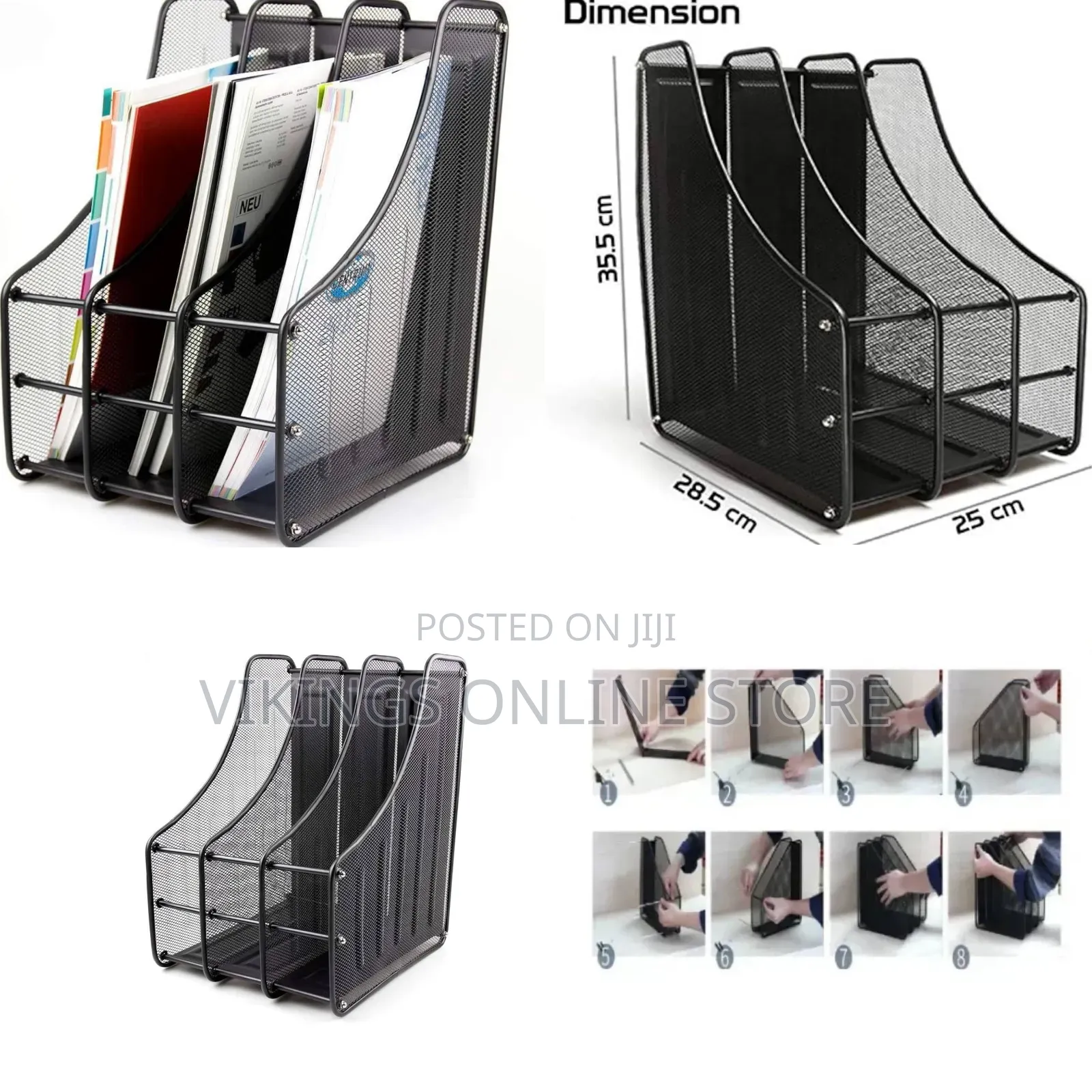 Multipurpose Metal Mesh Folder/Magazine/Book Stand/Document Holder