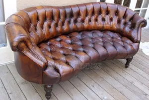 Sofas/Italian Vintage 2 Seaters Leather Chesterfield From 1,500,000/-