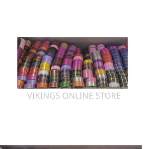 PVC Fashion ,Decorations Ribbon 20yrd (With Gold Line) Ribbon