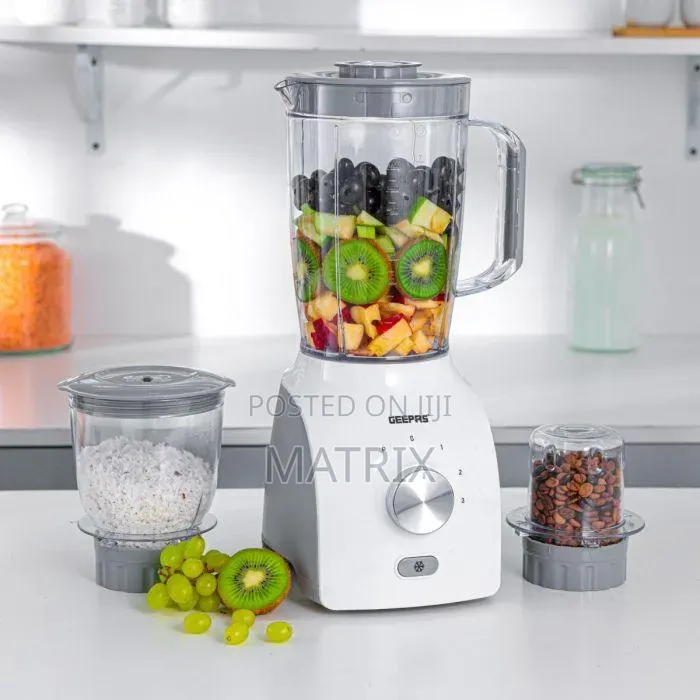 Geepas 3-in-1 Blender – 600W Powerful Motor