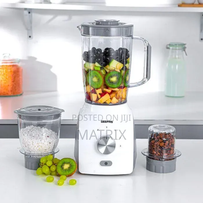 Geepas 3-in-1 Blender – 600W Powerful Motor