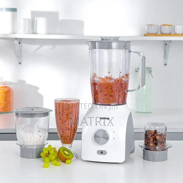 Geepas 3-in-1 Blender – 600W Powerful Motor