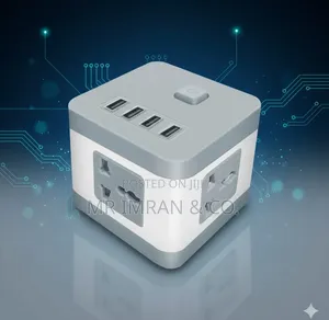Cube Power Socket Extension Strip