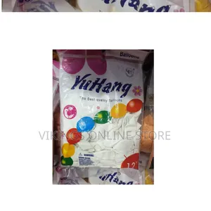 Pack of YuHang 12-Inch Latex Party Balloons Containing 100 Pieces