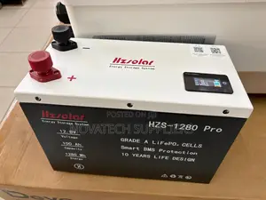 HZS-1280 Pro 100Ah Lithium Battery – Grade a LiFePO4
