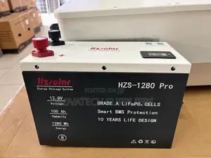 HZS-1280 Pro 12.8V 100Ah Solar Lithium Battery – Smart BMS