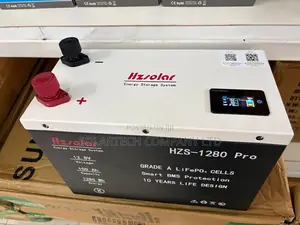 HZS-1280 Pro 12.8V 100Ah LiFePO4 Lithium Battery – 1280Wh