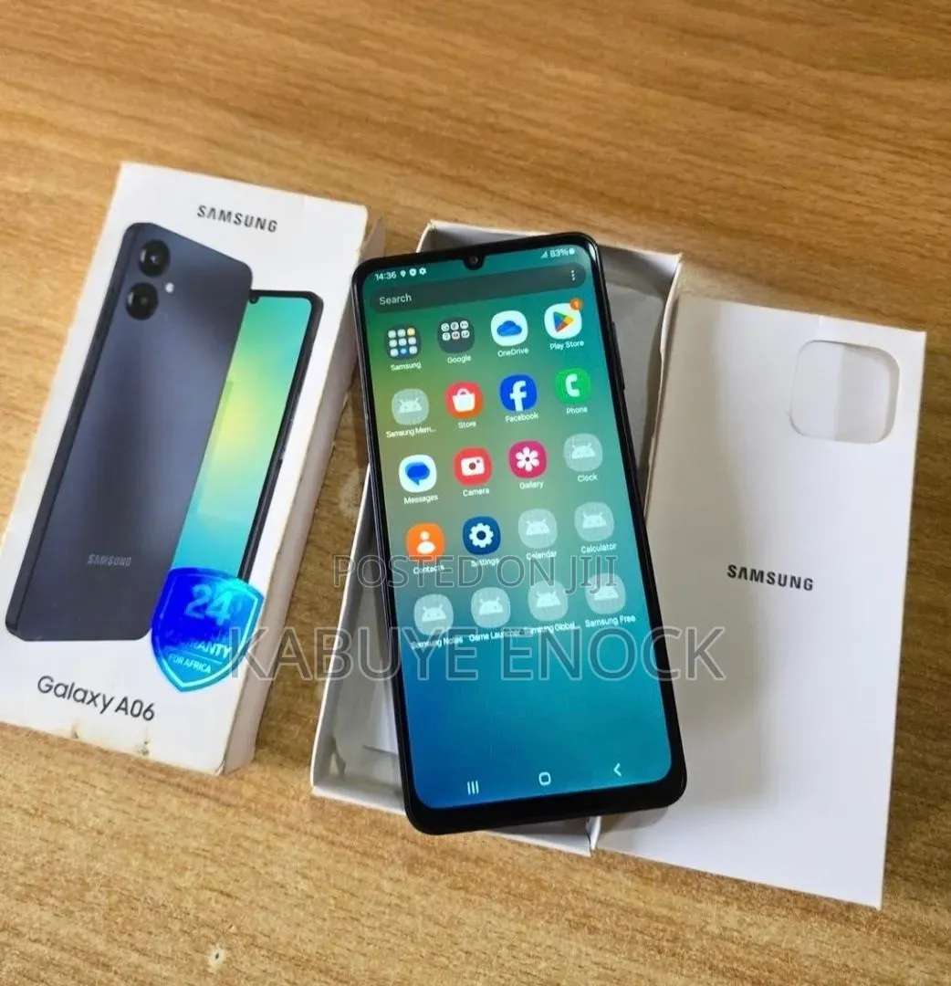 New Samsung Galaxy A06 128 GB Black