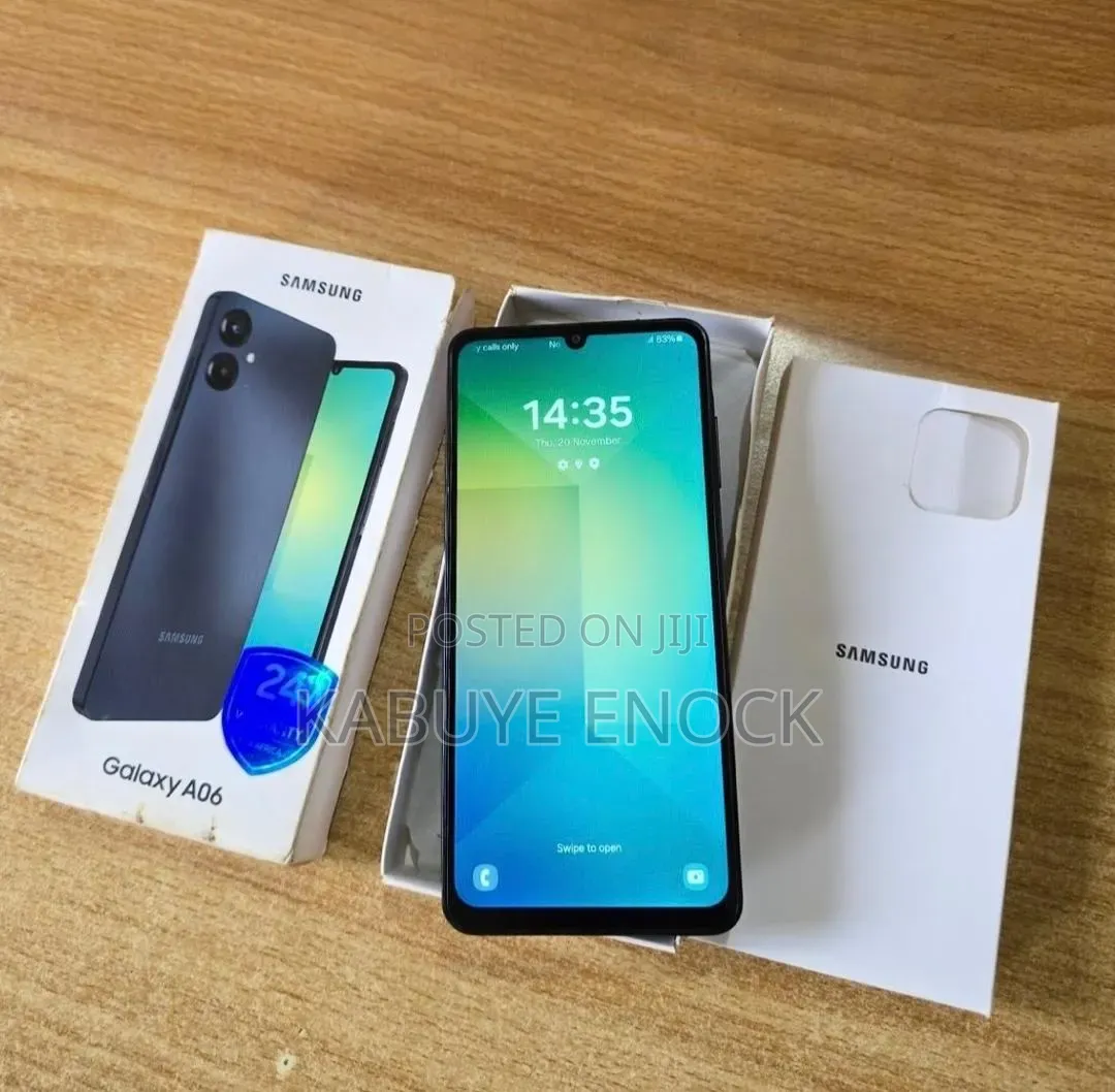 New Samsung Galaxy A06 128 GB Black