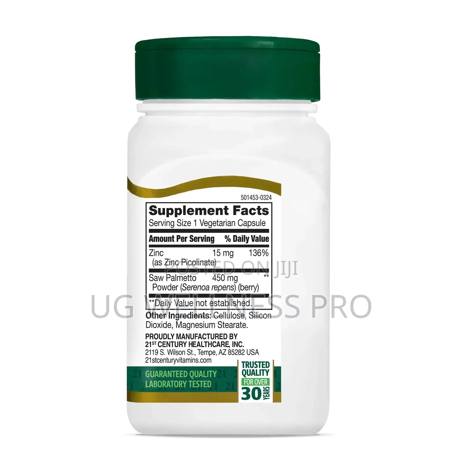 21st Century Saw Palmetto 450mg Men's Prostate Urinary Support 60s