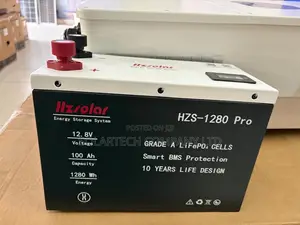 HZS-1280 Pro 12.8 Nominal Voltage 100Ah Solar Lithium Battery