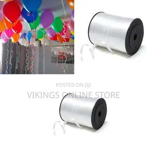 White Curling Ribbon for Gift Wrapping,Balloon String