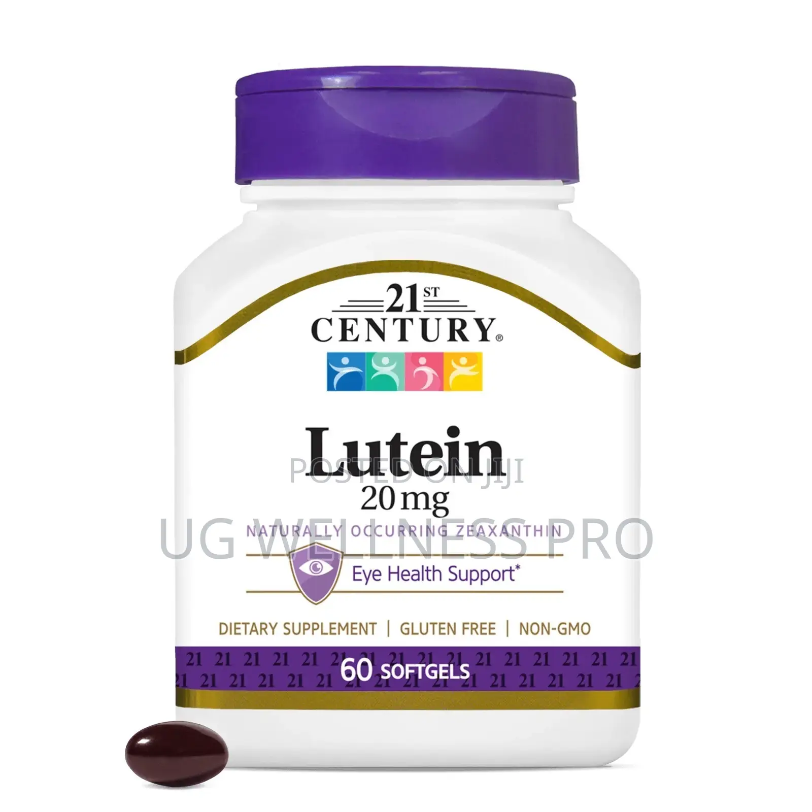 21st Century Lutein 20mg (60 Softgels) - Vision Eye Health Support