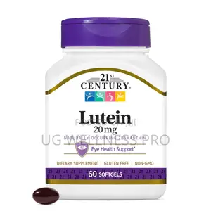 21st Century Lutein 20mg (60 Softgels) - Vision Eye Health Support