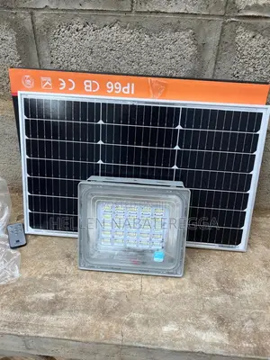 Solar Floodlight Blue Carbon