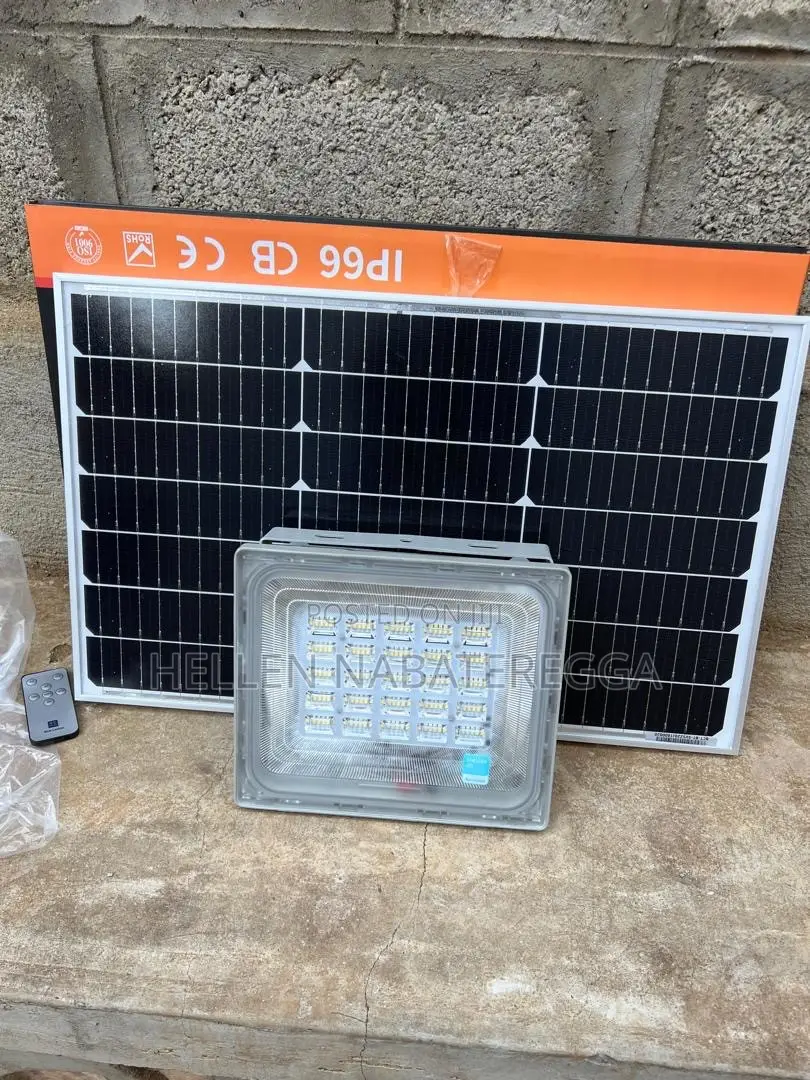 Solar Floodlight Blue Carbon