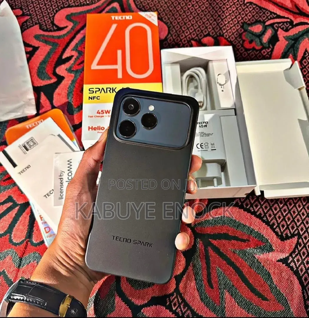New Tecno Spark 40 256 GB Black