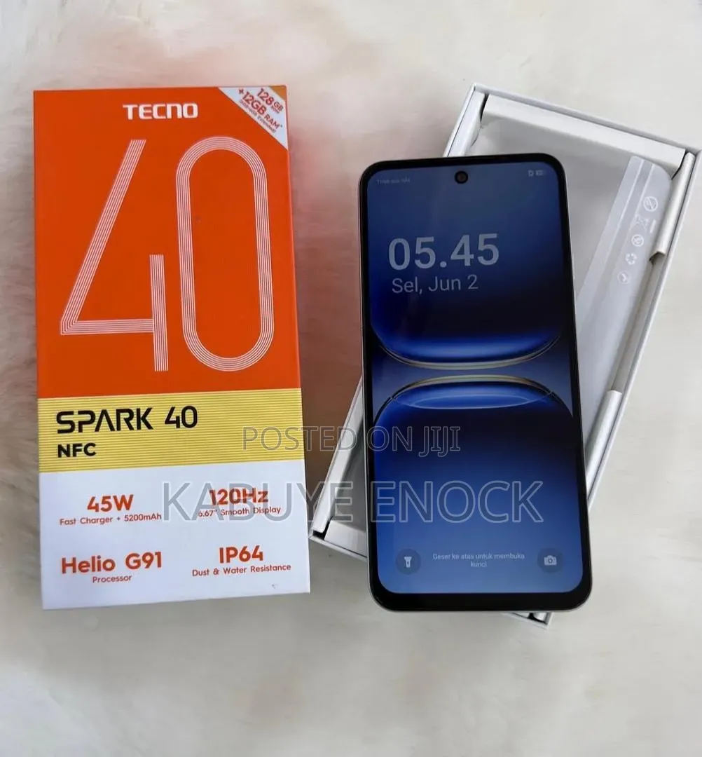 New Tecno Spark 40 256 GB Black
