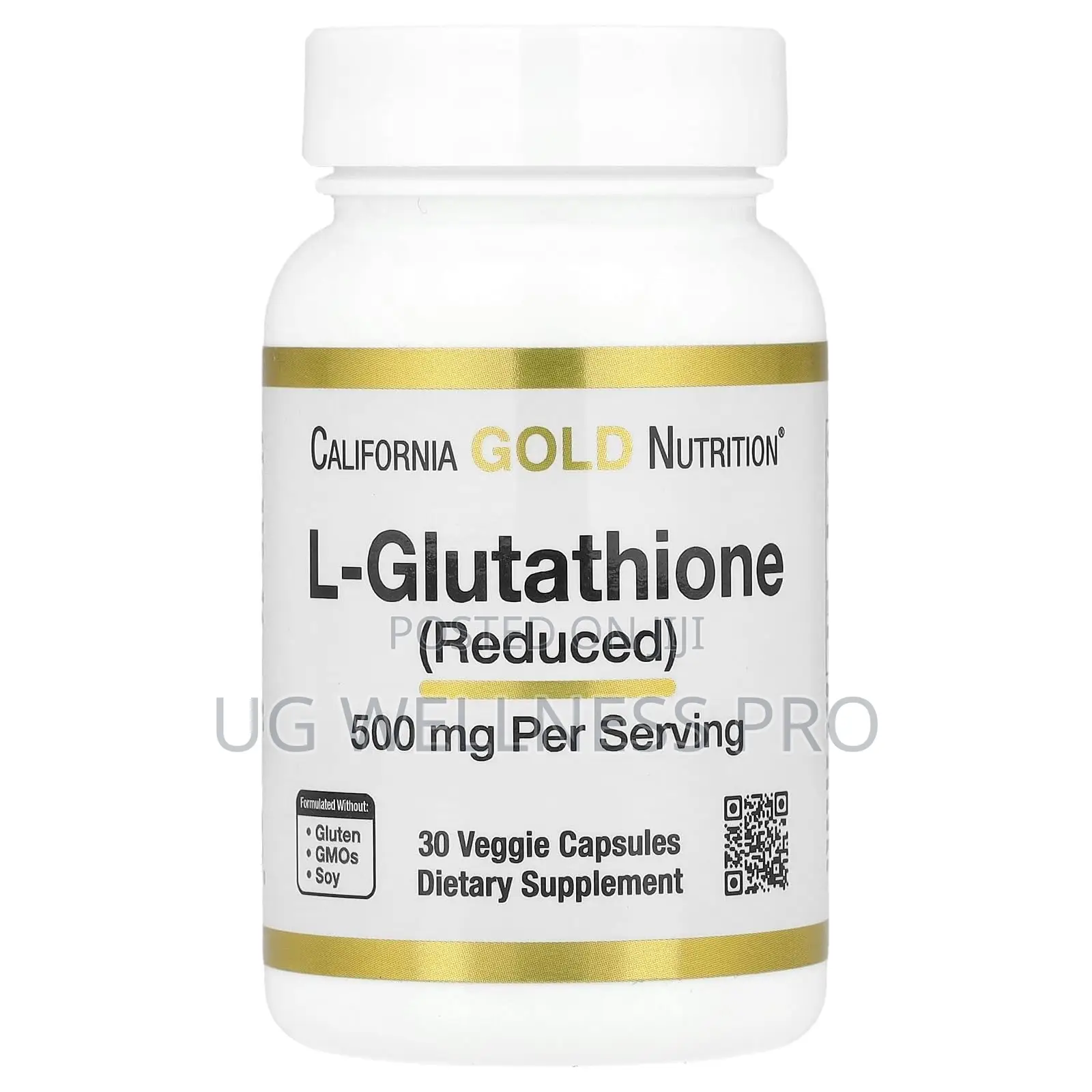 L-Glutathione Reduced 500mg Antioxidant Detox 30s