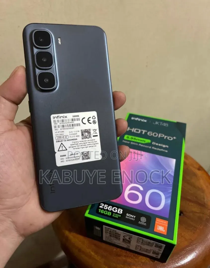 New Infinix Hot 60 Pro+ 256 GB Black