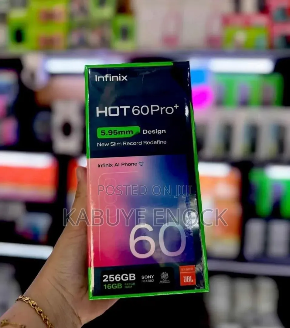 New Infinix Hot 60 Pro+ 256 GB Black