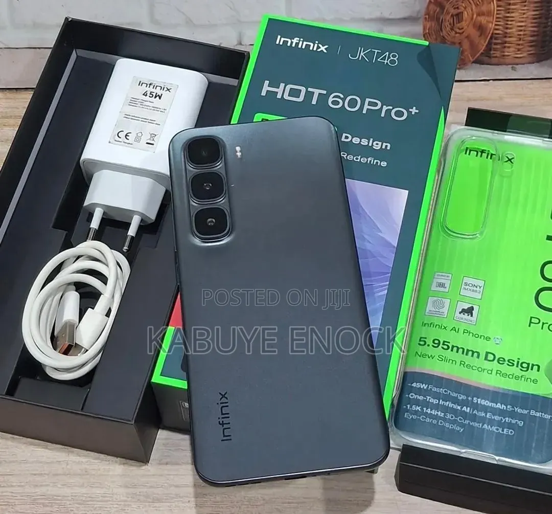 New Infinix Hot 60 Pro+ 256 GB Black