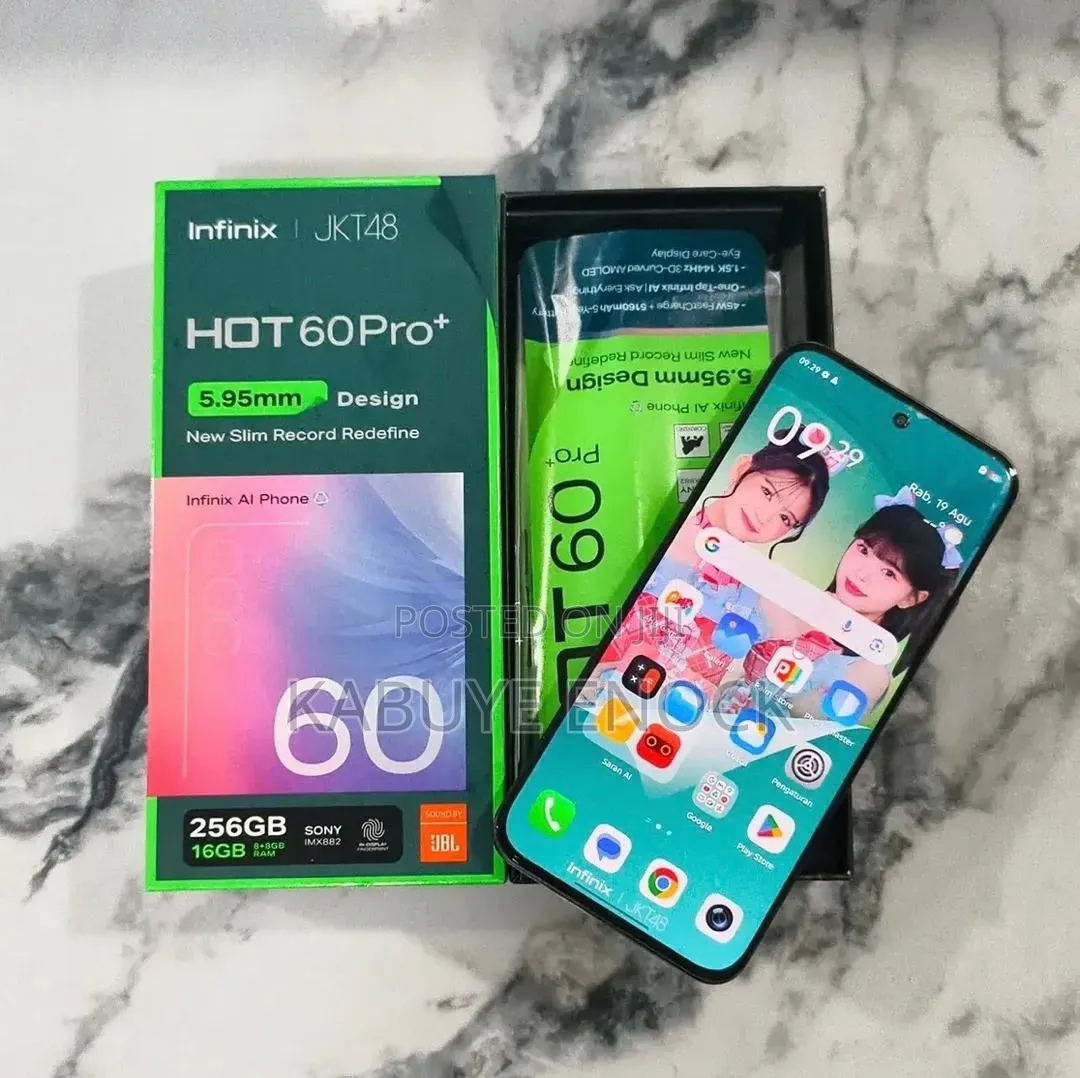 New Infinix Hot 60 Pro+ 256 GB Black