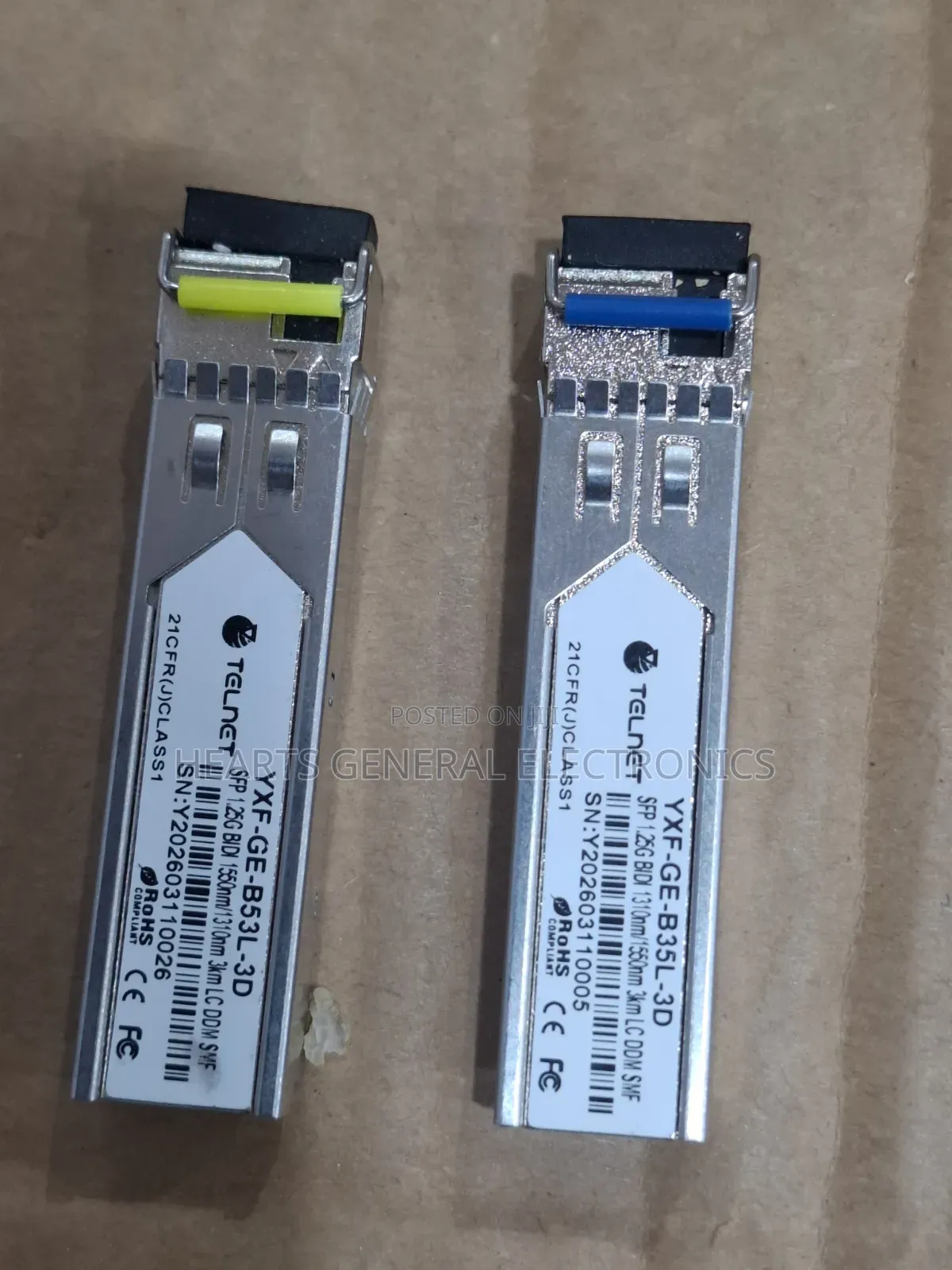 Bidirectional SFP Module 1.25g 3km SMF
