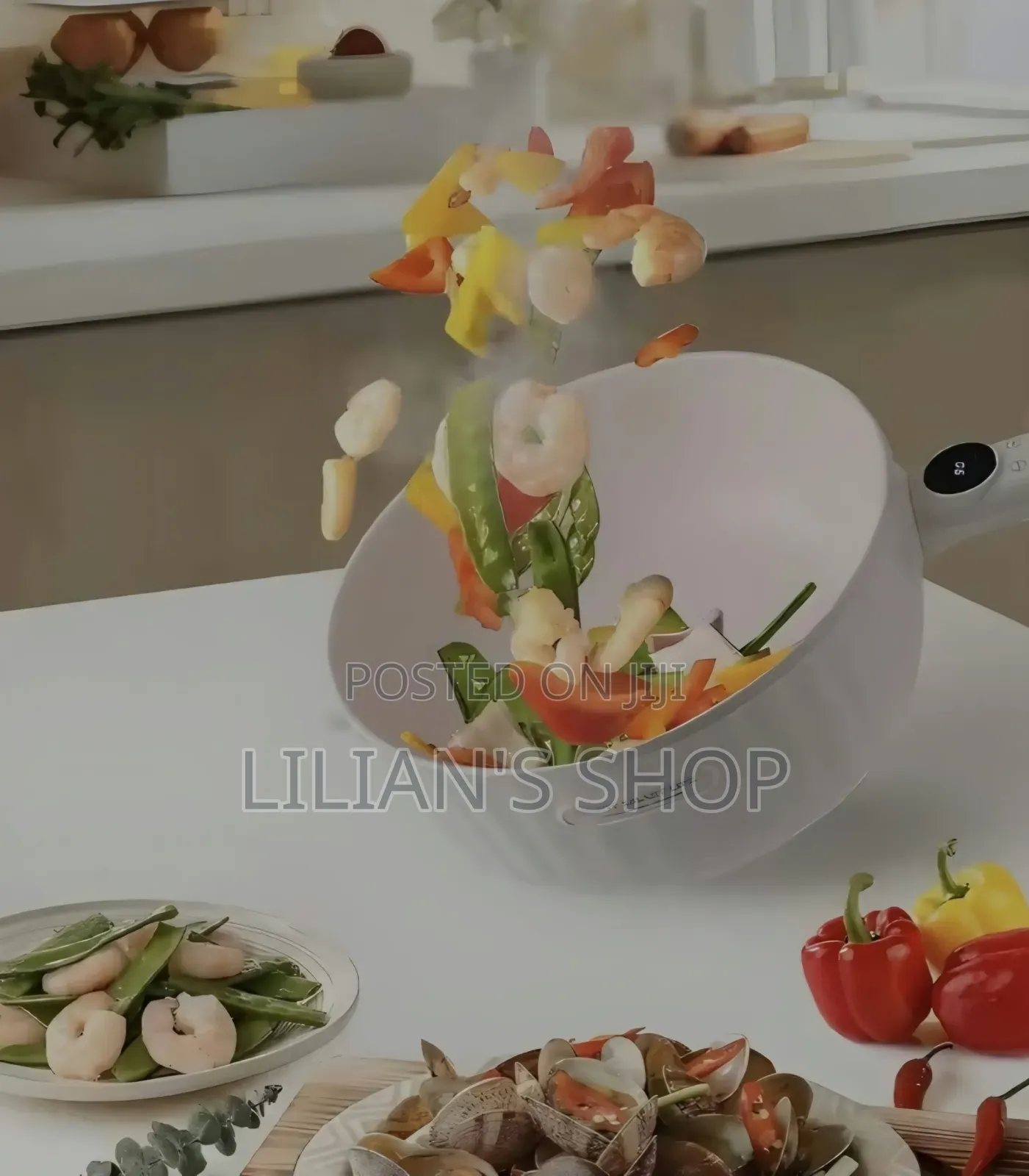 Winning Star 4-Liter Multifunctional Electric Frying Pan and Hot Pot