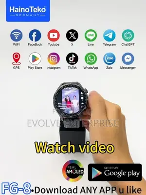 HainoTeko FG-8 5G Android Smart Watch With SIM Card Support