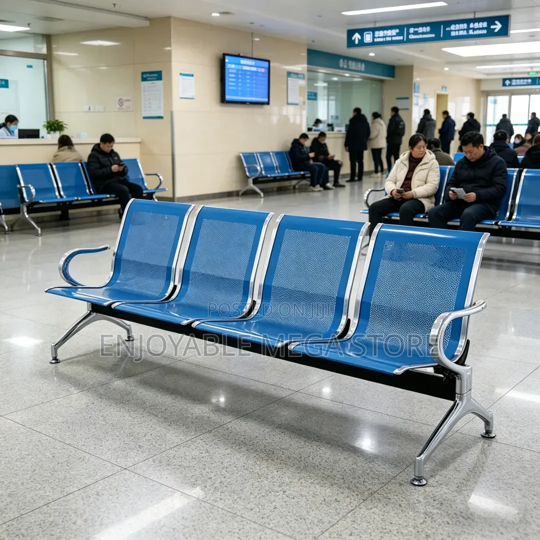 4 Seater Plain Metal Waiting Chairs Waiting Chairs