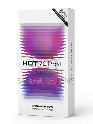 New Infinix Hot 70 Pro 5G+ 256 GB Black