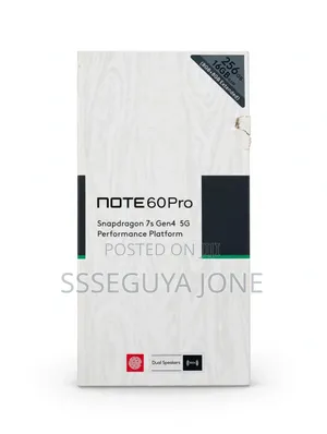 New Infinix Note 60 Pro 256 GB Black