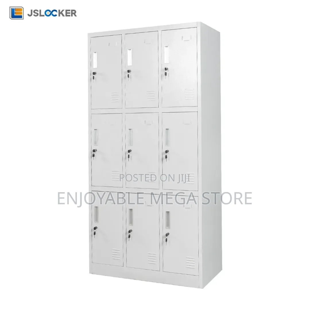 9 Shelves Metallic Lockers Metallic Lockers