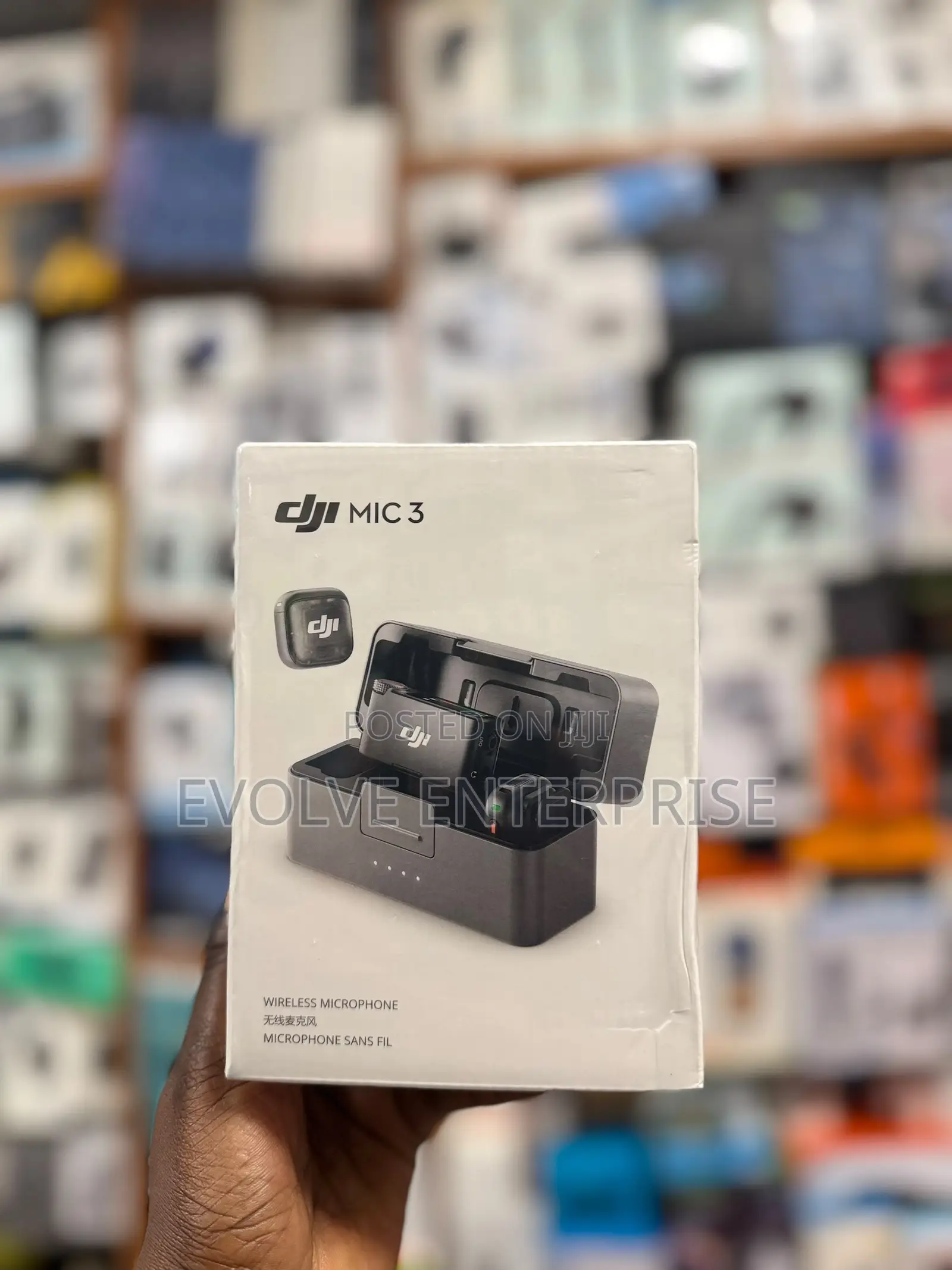 DJI Mic 3 Wireless Lavalier Mic 1TX 1RX 2TX 1RX Kit With Charging Case