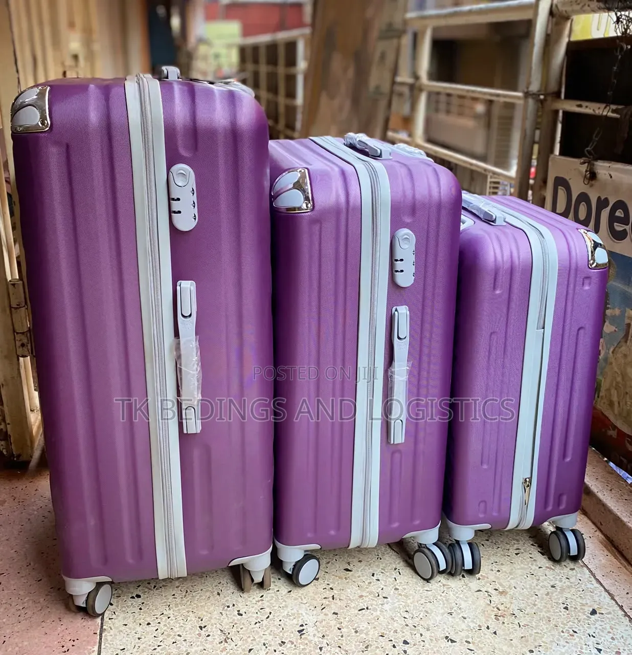 Nod 3 in 1 Suitcase Purple