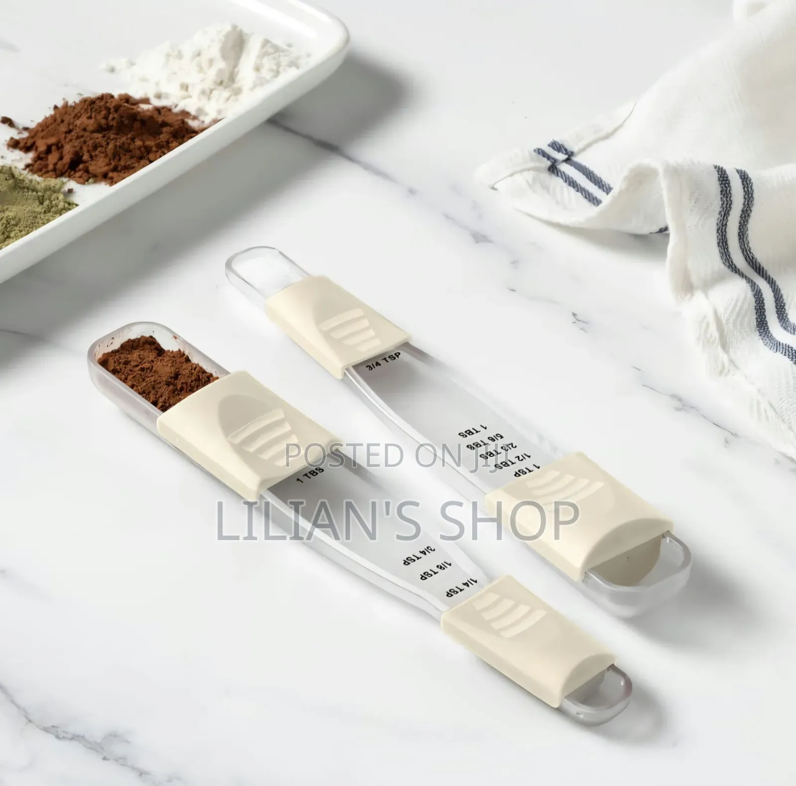 Double-End Adjustable Measuring Spoon
