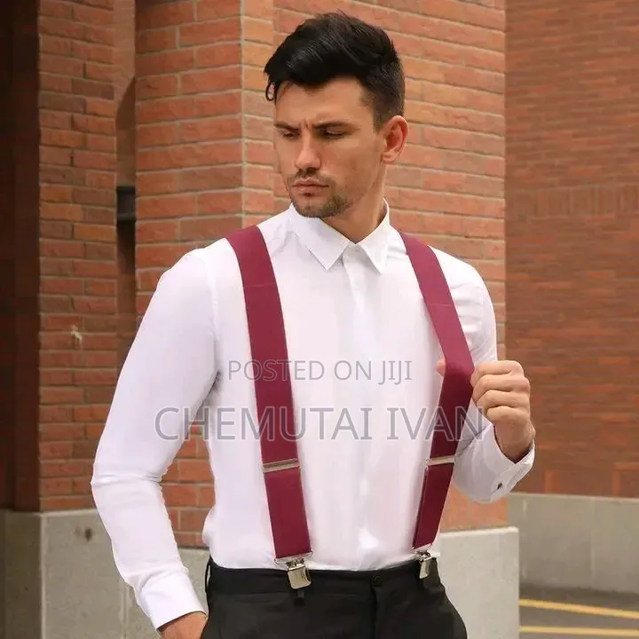 Adjustable Clip Men Suspenders