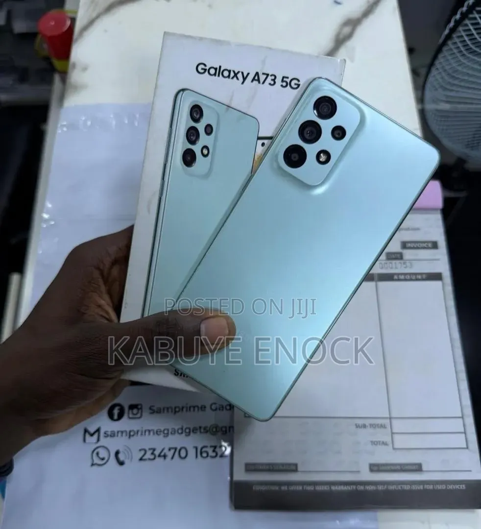 New Samsung Galaxy A73 5G 256 GB Green
