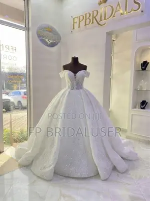 Wedding Gown for Hire Long-Sleeved Floral