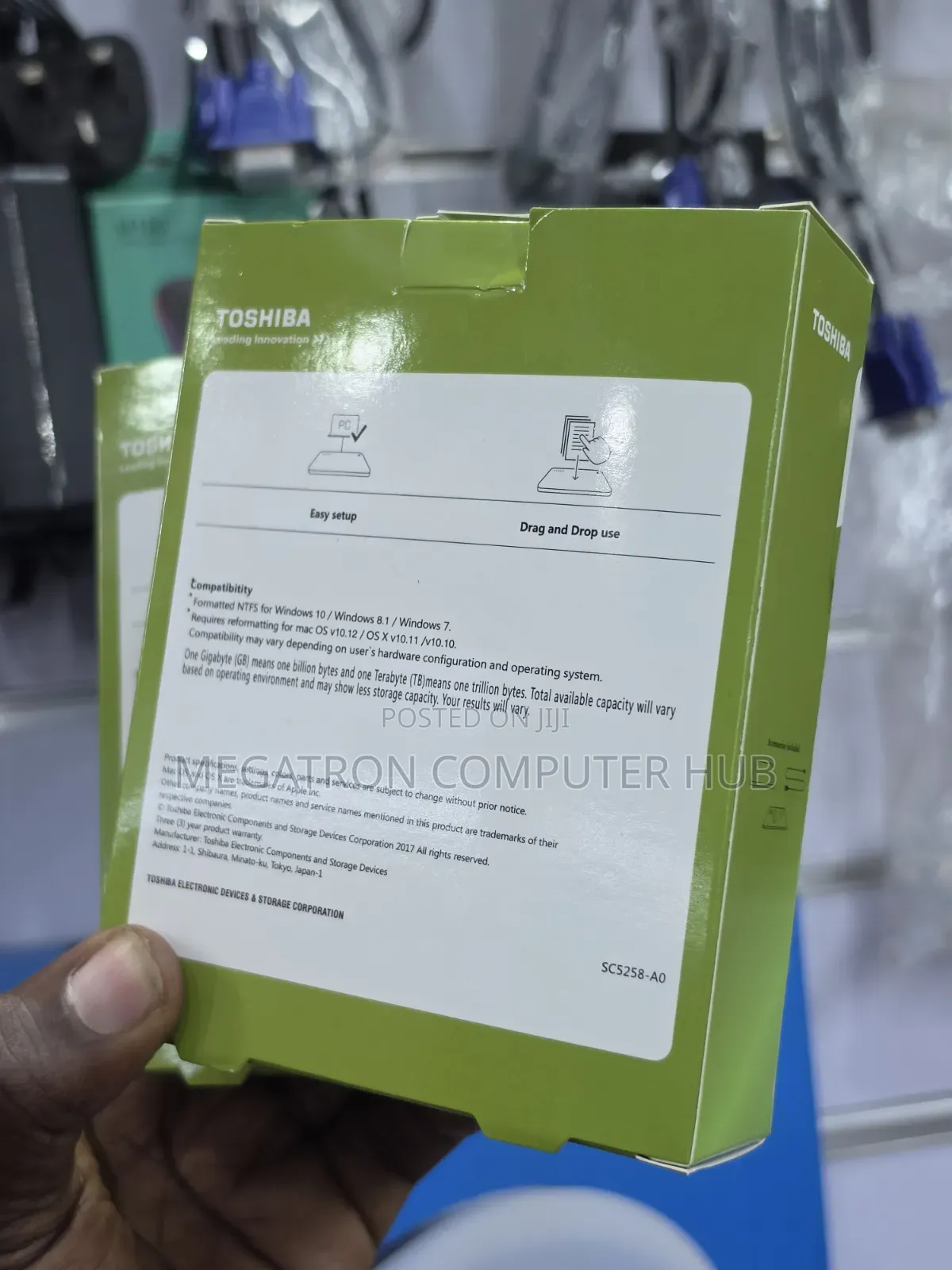 500GB Toashiba Canvio External
