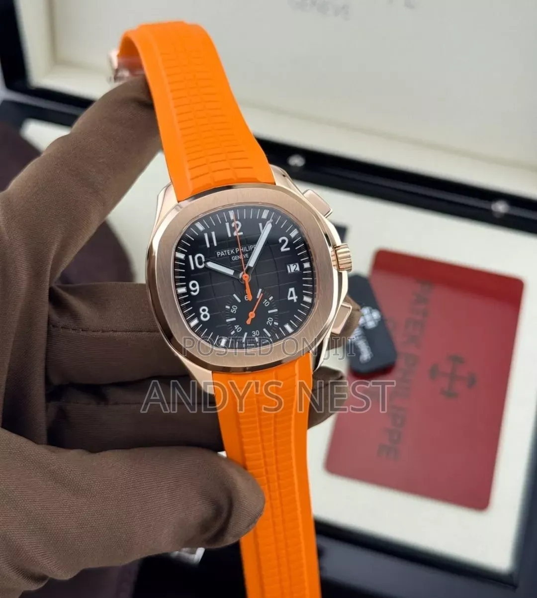 Patek Phillipe Orange Mens Watch 
